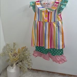 Baby clothes size ranges from 12-18 and 18-24 months. Shoe sizes 5 and 6!